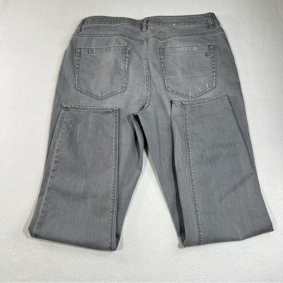 Two By Vince Camuto Jeans Women's 34/14 Gray Charcoal Distressed Denim TAG 32/14 - Picture 11 of 16